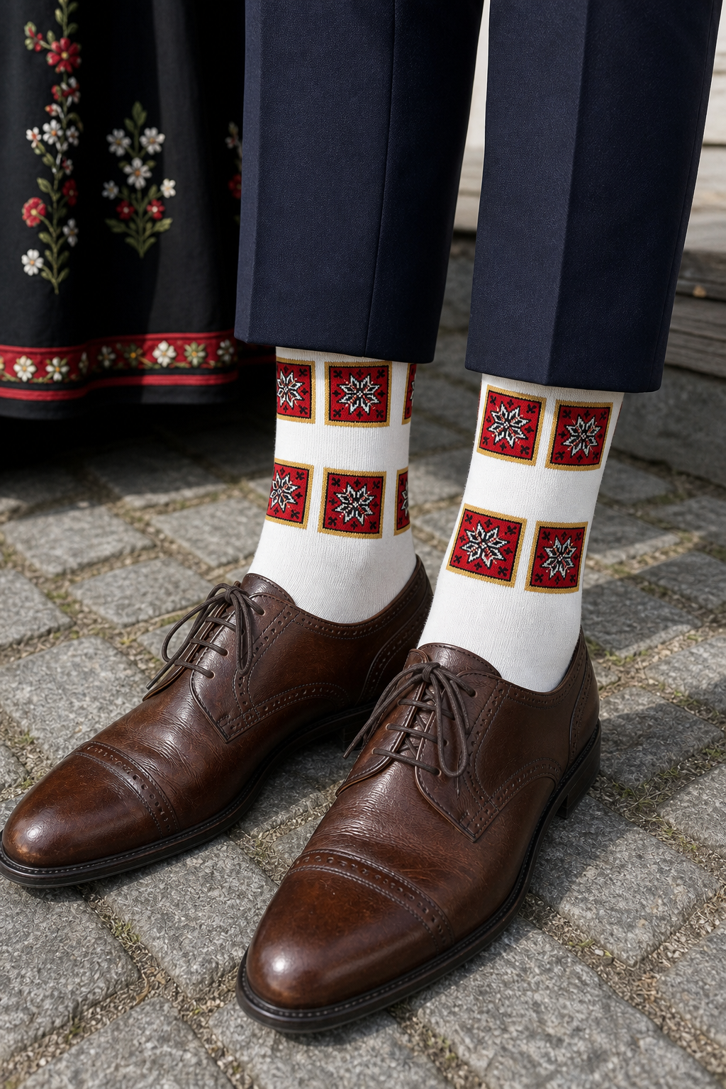 Hardanger bunadsokker lifestyle 2
